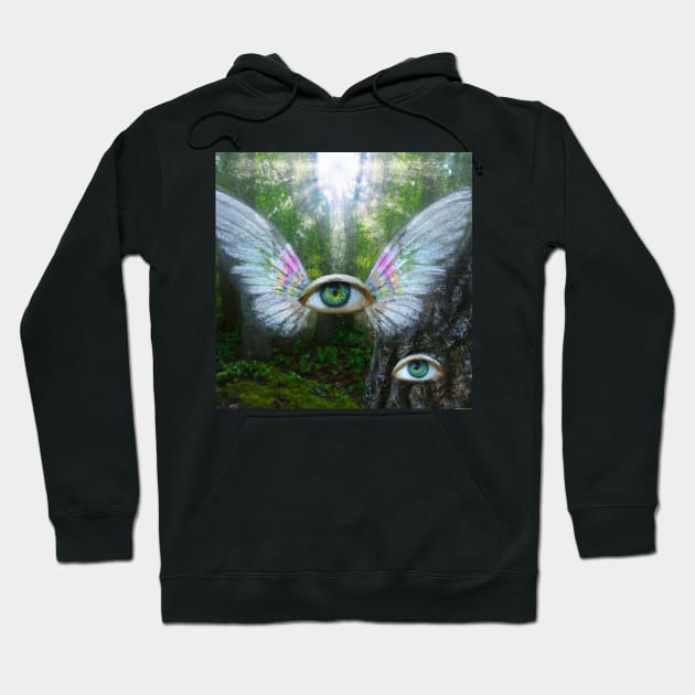 Dreamcore Eye with wings - Angel - Weirdcore dreamcore design Hoodie by Random Generic Shirts